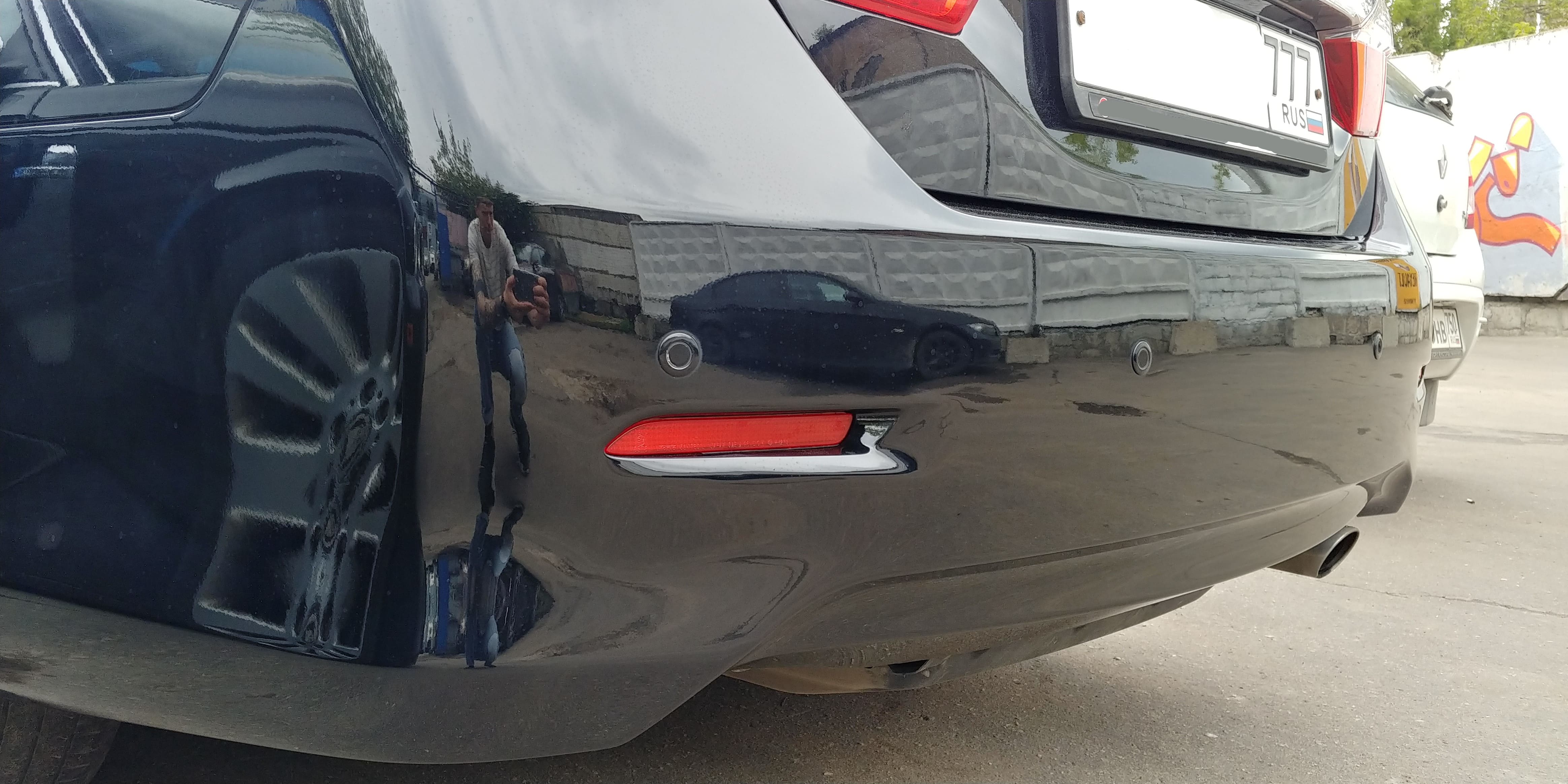 Ремонт и покраска бампера Toyota Camry